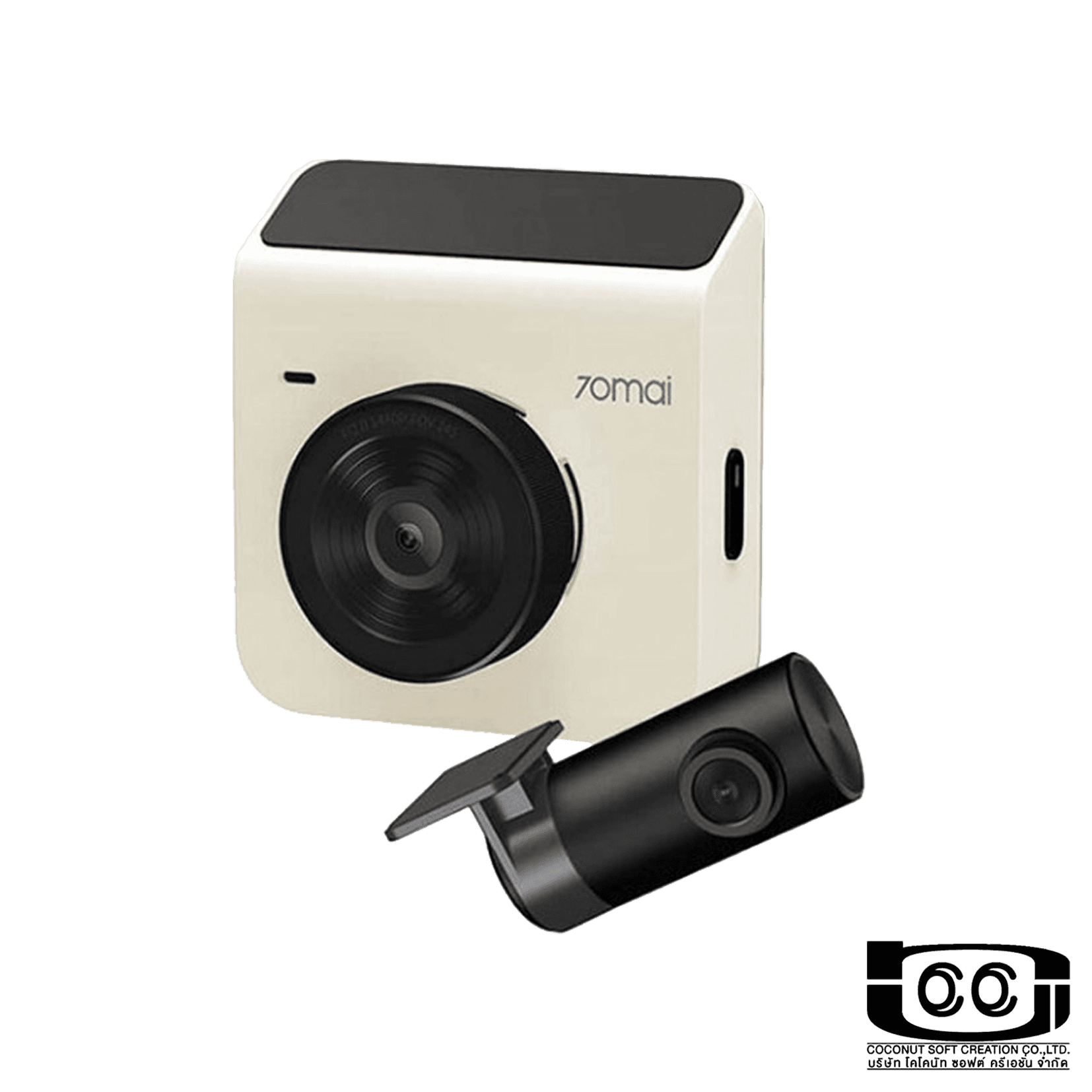70mai Dash Cam A400 (Ivory)+RC09 Set