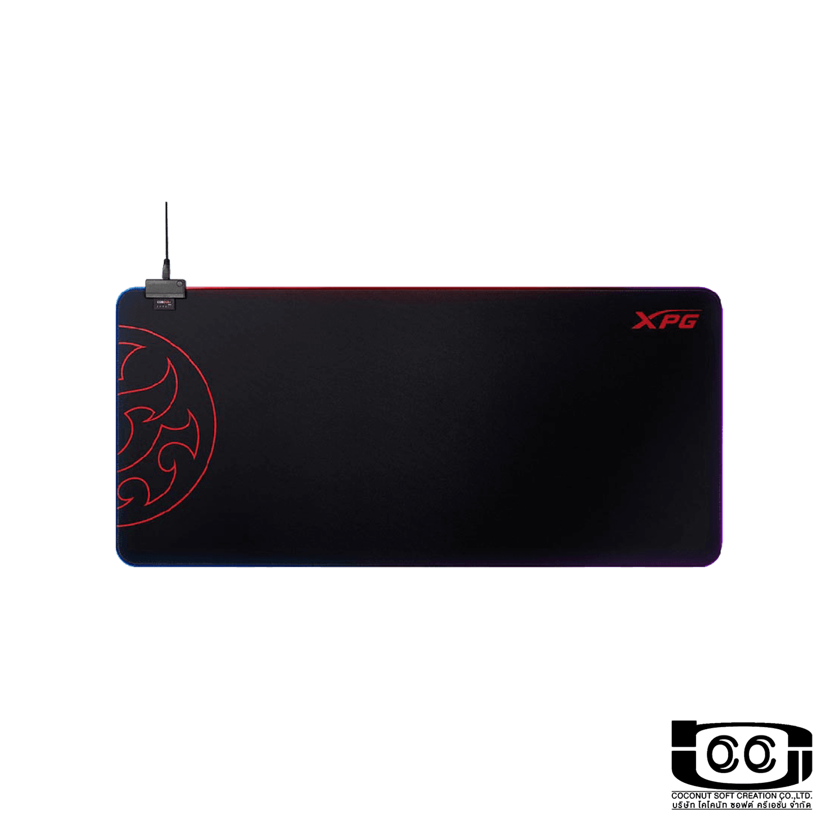 แผ่นรองเมาส์ XPG BATTLEGROUND XL PRIME-BKCWW Gaming Mouse Pad