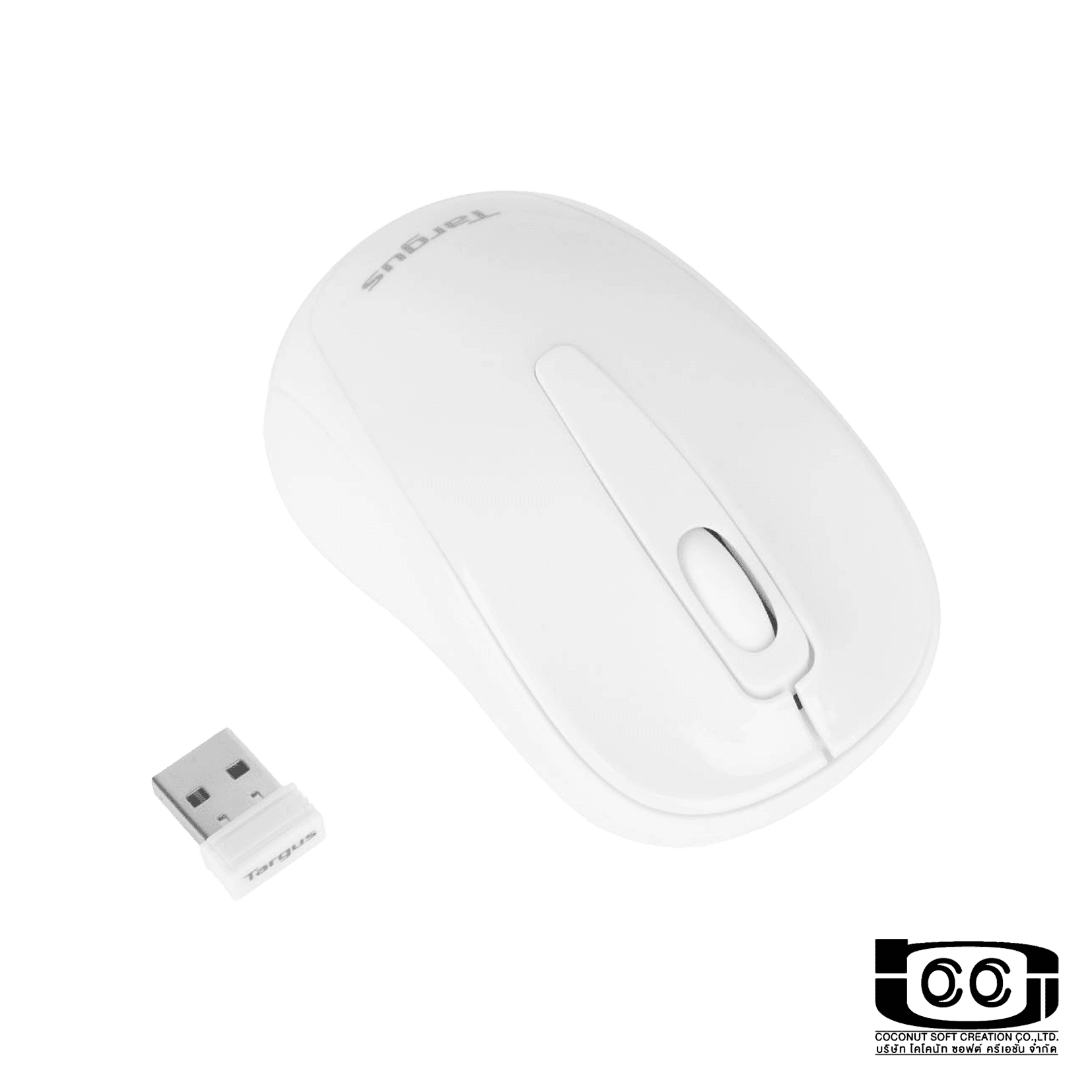 เมาส์ไร้สาย Targus W600 Wireless Optical Mouse White