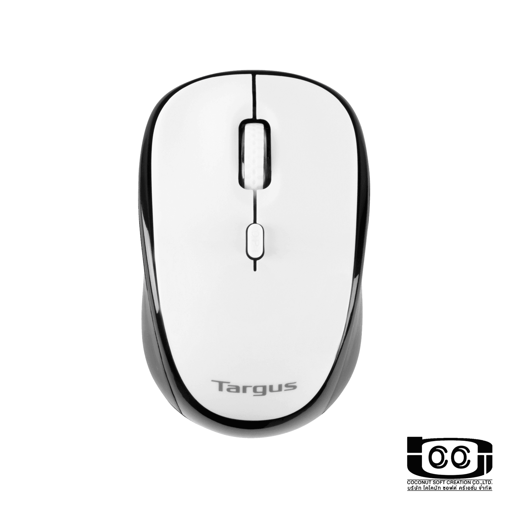 เมาส์ไร้สาย Targus W620 4-Key BlueTrace Mouse White