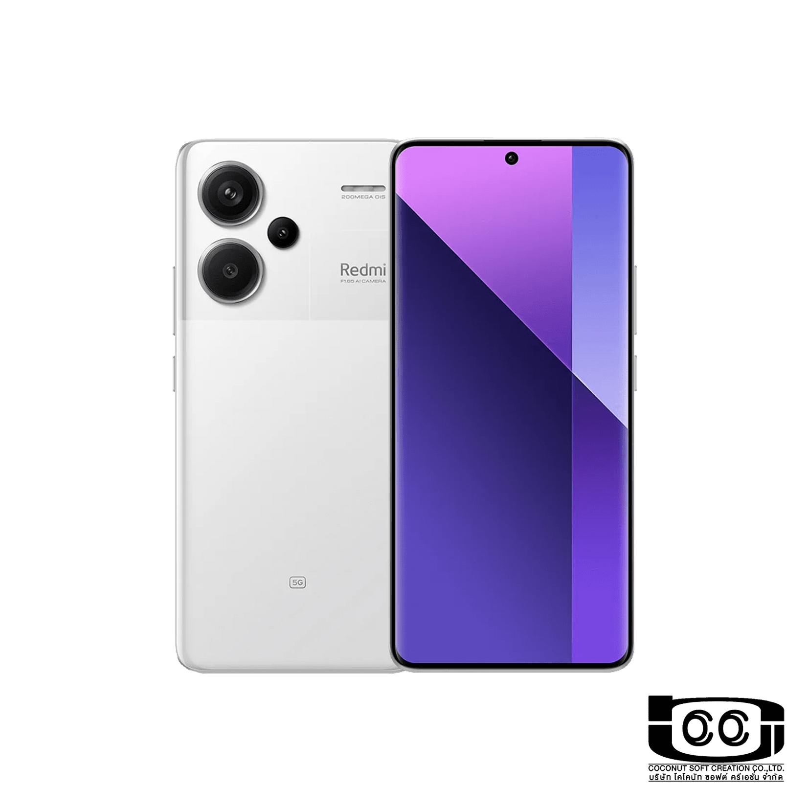 สมาร์ทโฟน  Redmi Note 13 Pro+ 5G 6.67 12/512 White