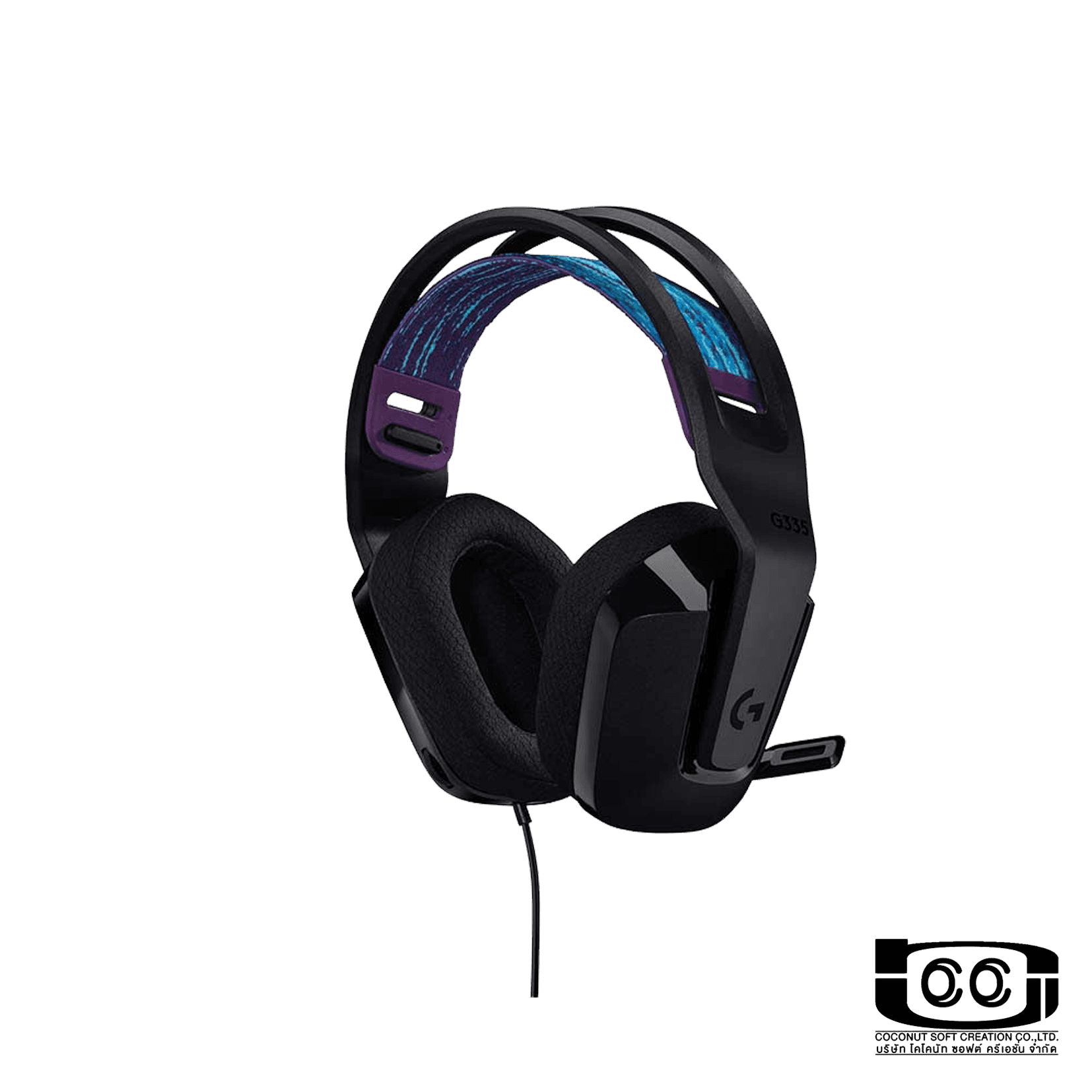 หูฟังเกมมิ่ง Logitech G335 Wired Gaming Headset - Black
