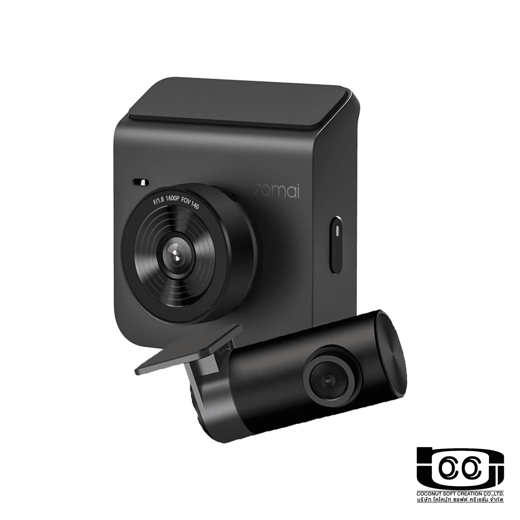 70mai Dash Cam A400 (ฺBlack)+RC09 Set
